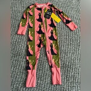 Velveteen by Bunny Knots Bamboo Zipper Romper – Size 6–12M